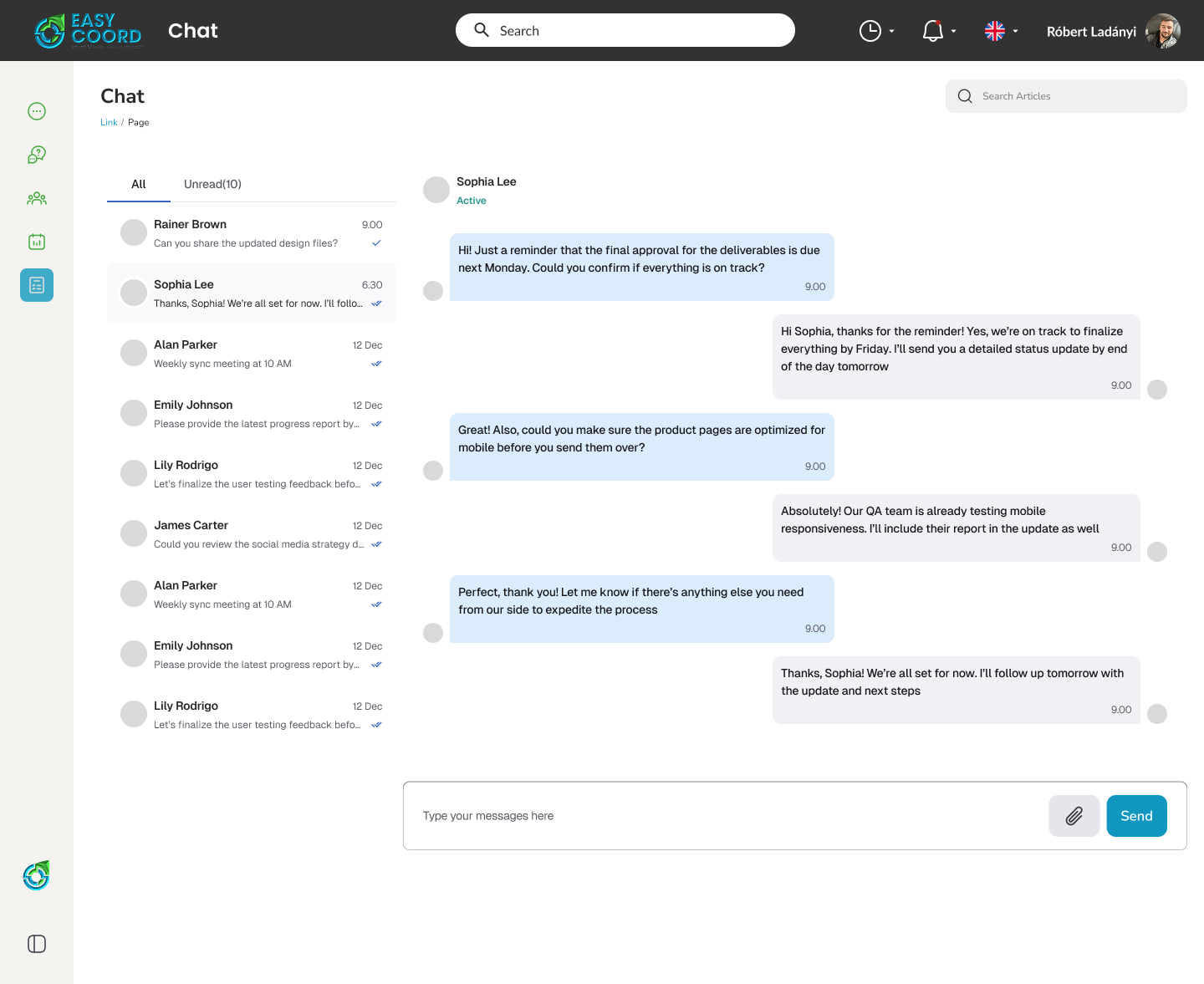 Átlátható, visszakövethető céges kommunikáció